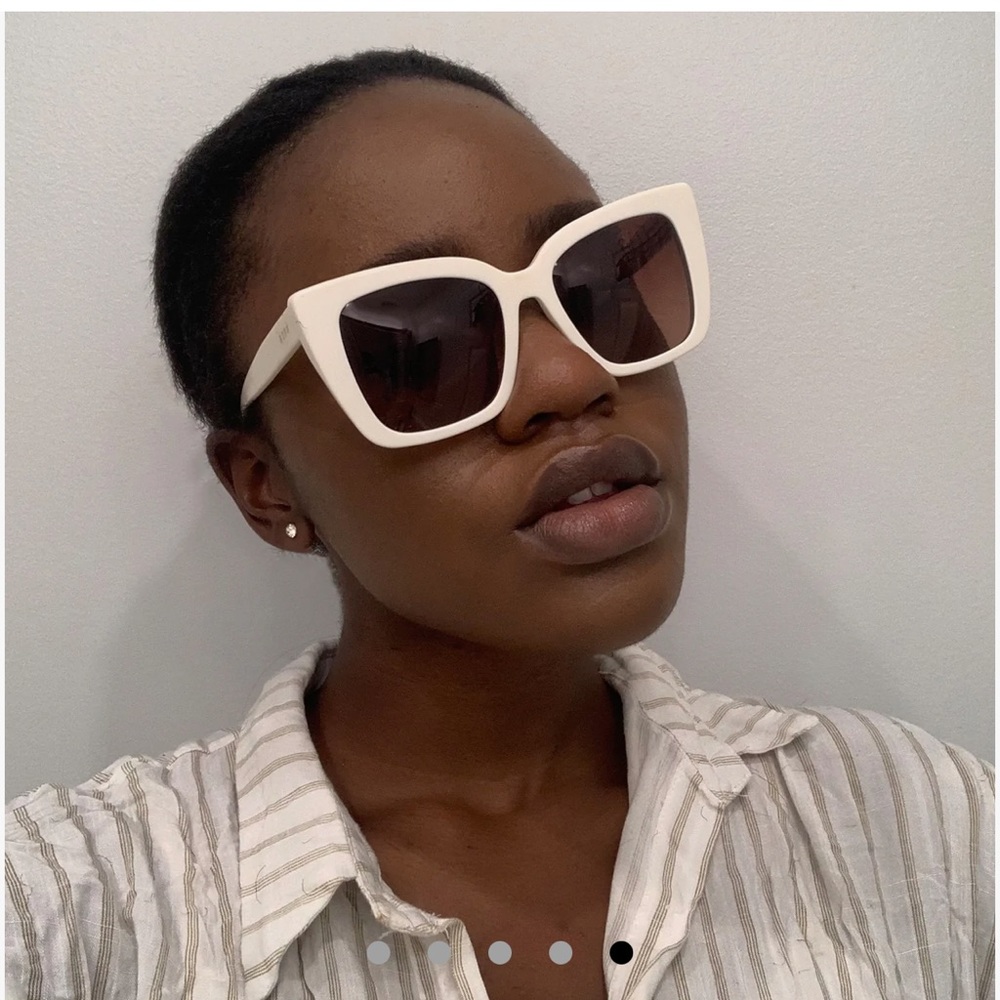 Diff Lizzy ivory sunglasses